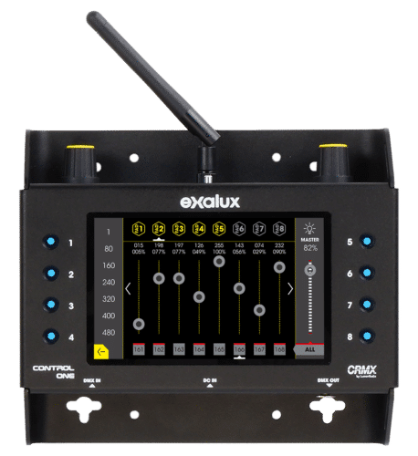 location de controle one, commande à distance de projecteurs Led, DMX, sur Nantes